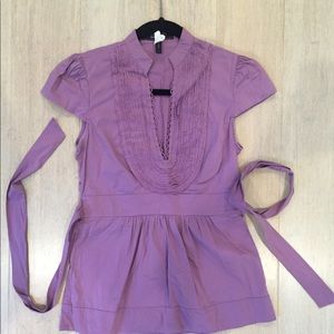 🌻 BCBGMAXAZRIA purple blouse